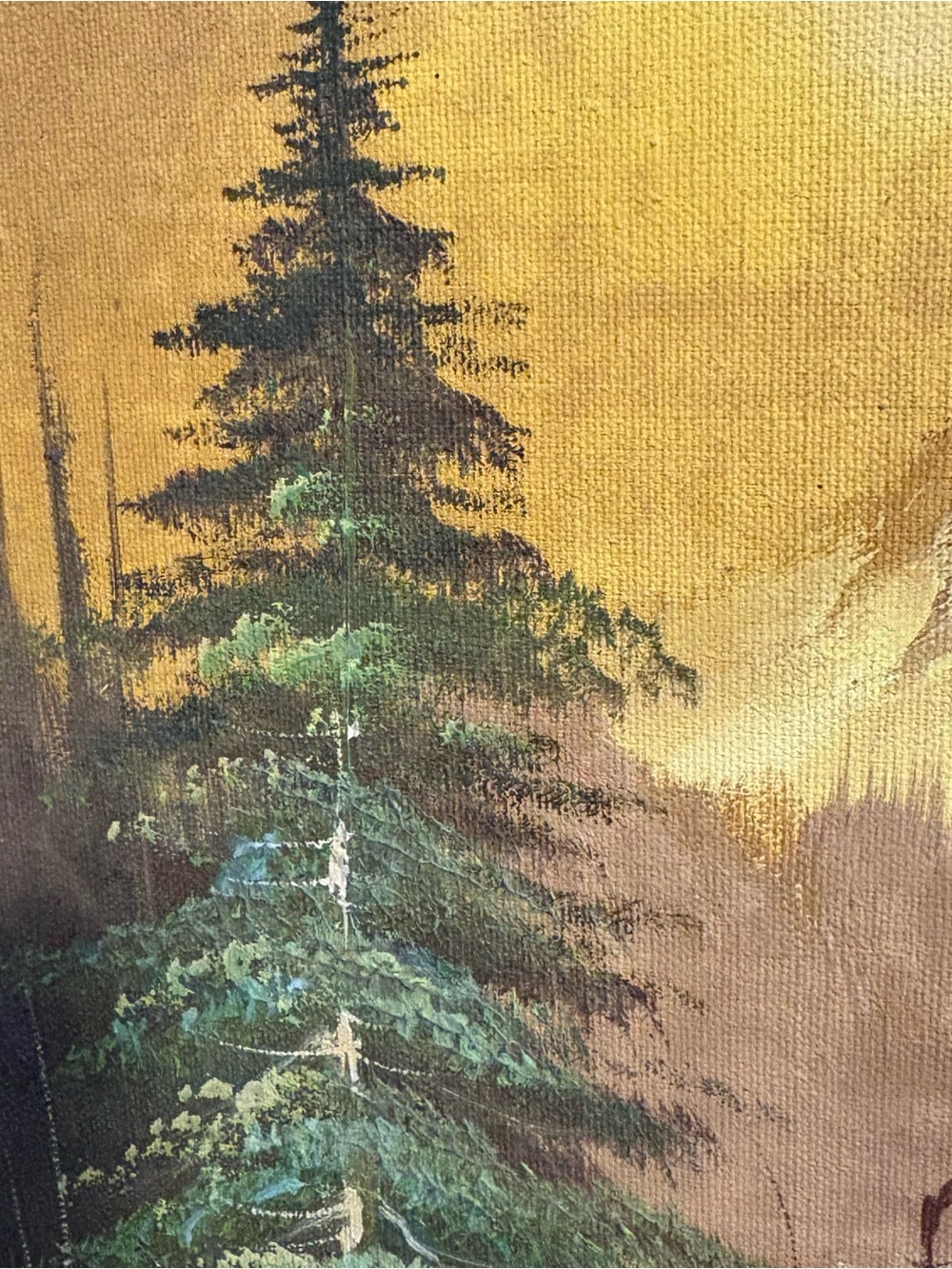 19X23 Original Signed Philip Cantrell Mountain Stream Scene Framed Oil Painting - Picture 4 of 8